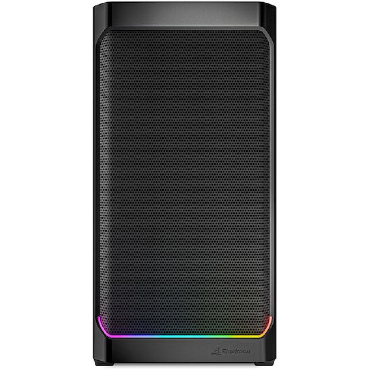 Sharkoon MK4 RGB Strip Gaming Midi Tower Κουτί Υπολογιστή με Πλαϊνό Παράθυρο Μαύρο