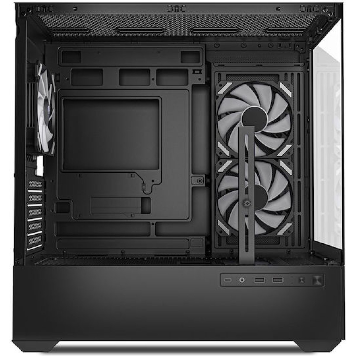 Sharkoon MK6 RGB Micro Tower Κουτί Υπολογιστή με Πλαϊνό Παράθυρο Μαύρο