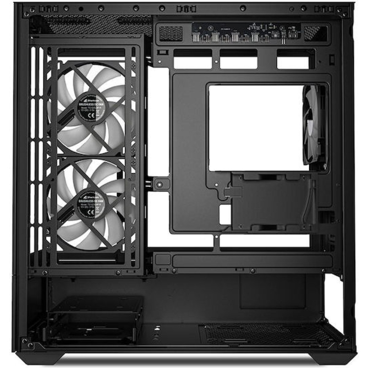 Sharkoon MK6 RGB Micro Tower Κουτί Υπολογιστή με Πλαϊνό Παράθυρο Μαύρο