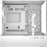 Sharkoon MK6 RGB Micro Tower Κουτί Υπολογιστή με Πλαϊνό Παράθυρο Λευκό