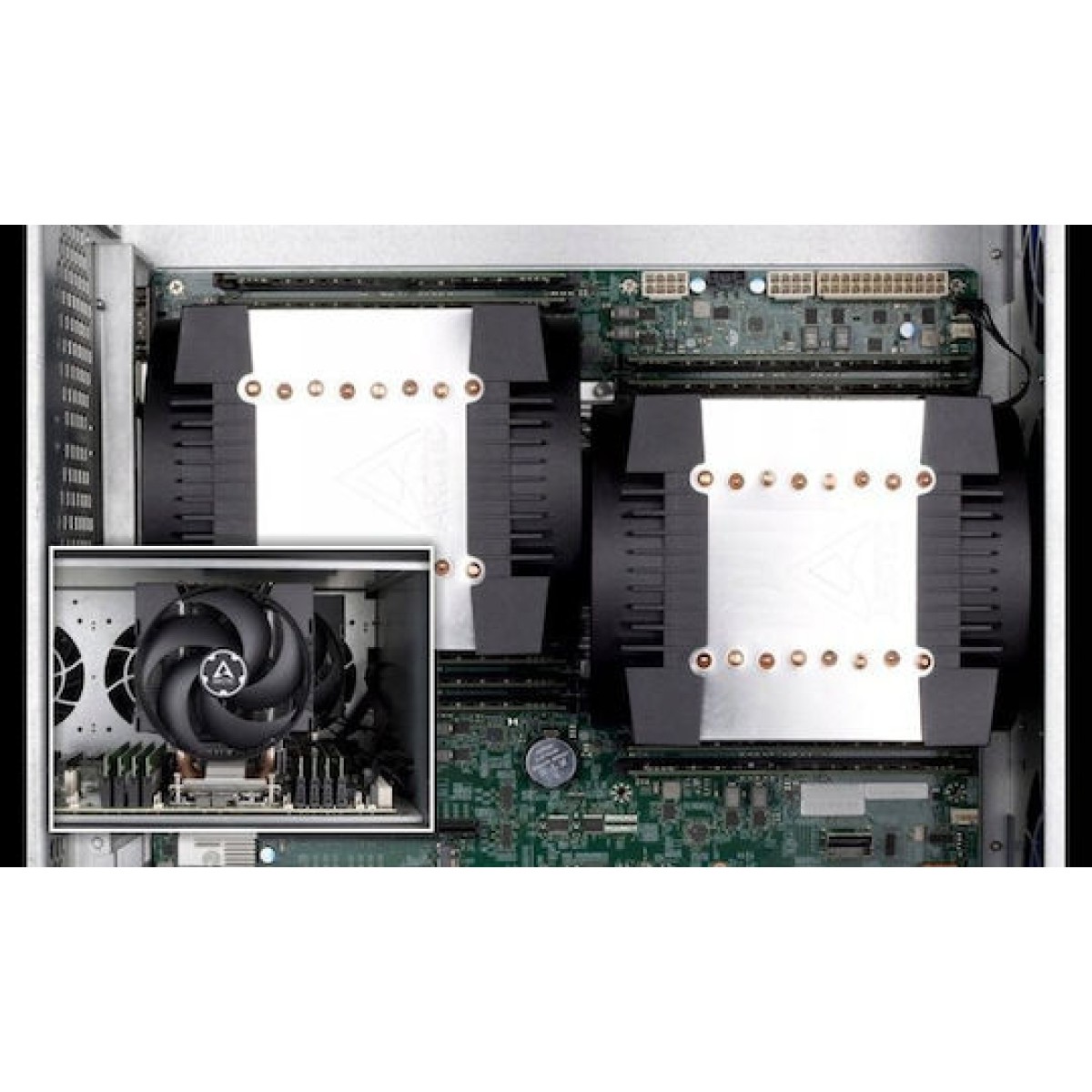 Arctic Freezer 4U-M Rev. 2 Ψύκτρα Επεξεργαστή Διπλού Ανεμιστήρα για Socket