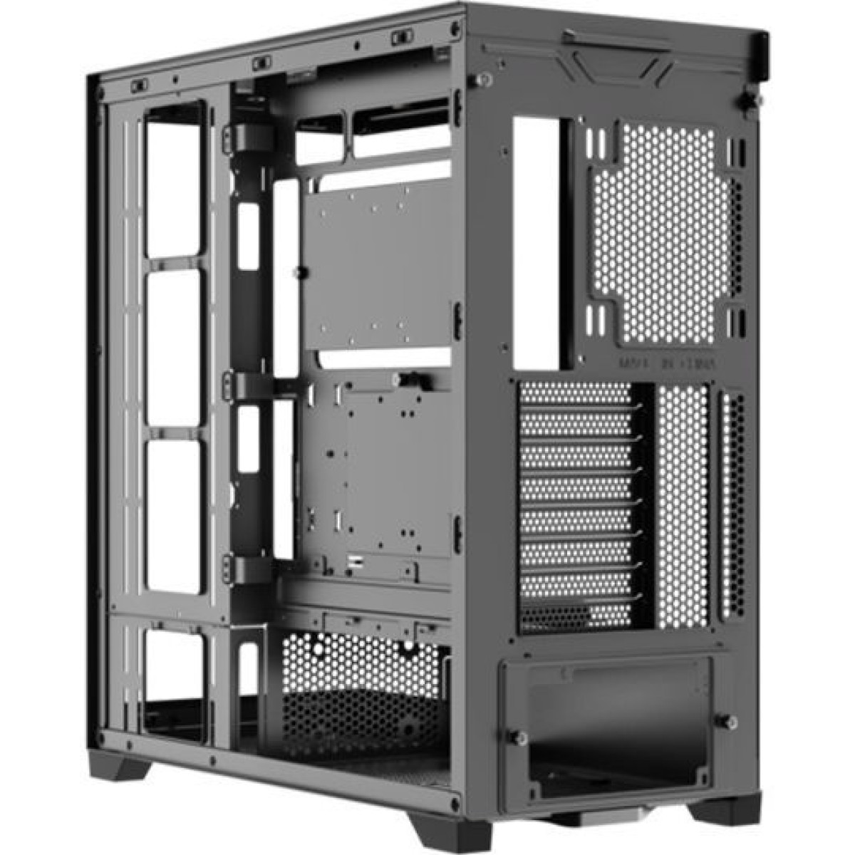 Xilence Xilent Gleam Gaming Midi Tower Κουτί Υπολογιστή με Πλαϊνό Παράθυρο και RGB Φωτισμό Μαύρο
