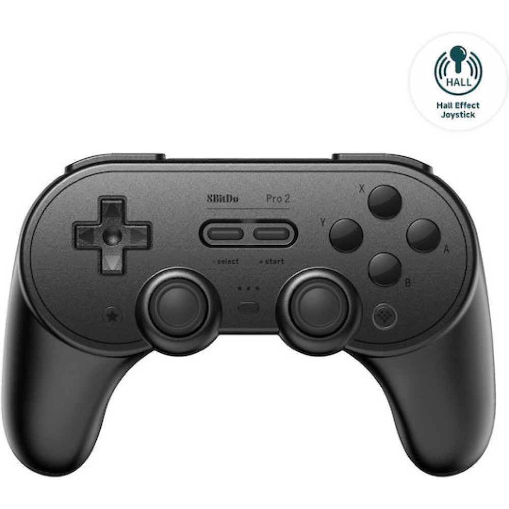 8Bitdo Pro 2 Hall Edition Ασύρματο Gamepad για Android / PC / Switch Black