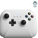 8Bitdo Ultimate 2.4G with Charging Dock Hall Edition Ασύρματο Gamepad για Android / PC Λευκό