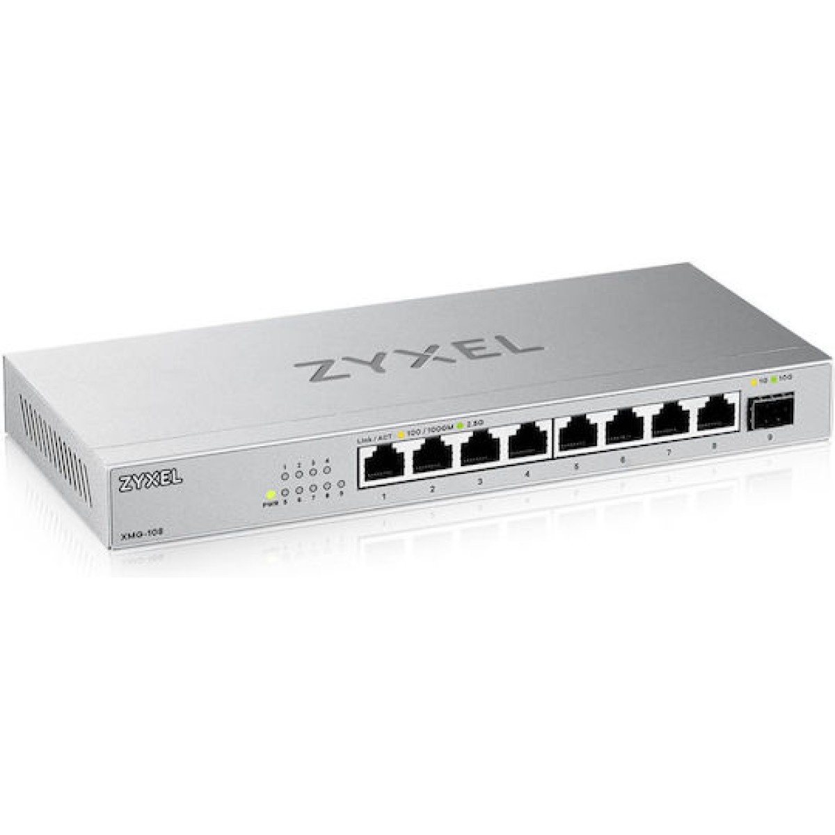 Zyxel XMG-108 Unmanaged L2 Switch με 8 Θύρες Ethernet και 1 SFP Θύρα