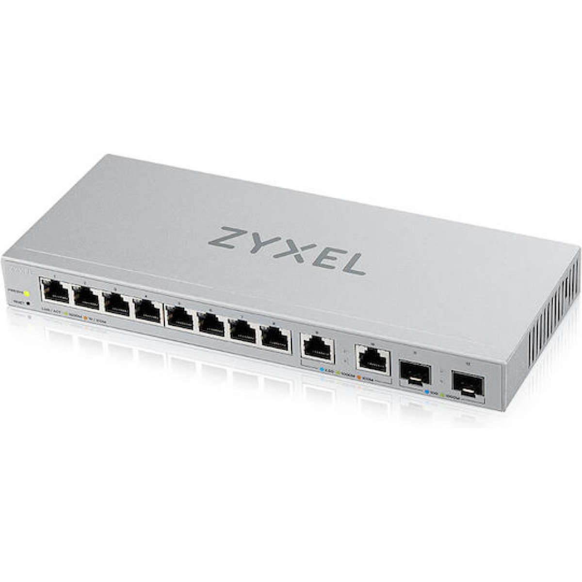 Zyxel XGS1210-12-ZZ0102F v2 Managed L2 Switch με 8 Θύρες Gigabit (1Gbps) Ethernet και 2 SFP Θύρες