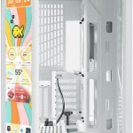 HYTE Y70 Touch Infinite Gaming Midi Tower Κουτί Υπολογιστή με Πλαϊνό Παράθυρο Λευκό
