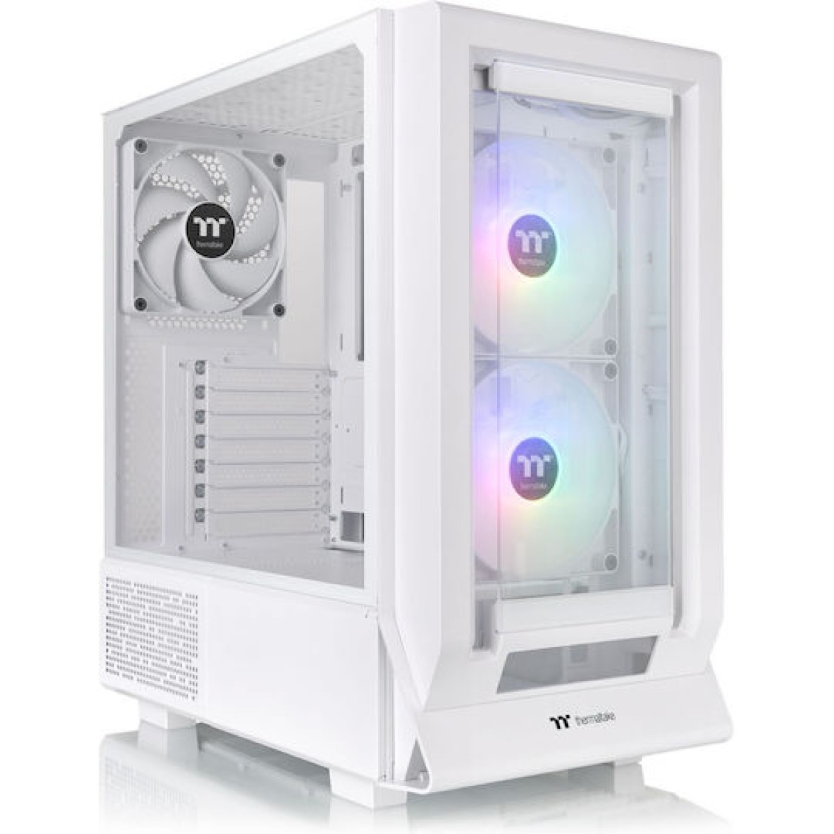 Thermaltake Ceres 350 MX Gaming Midi Tower Κουτί Υπολογιστή με Πλαϊνό Παράθυρο και RGB Φωτισμό Snow White