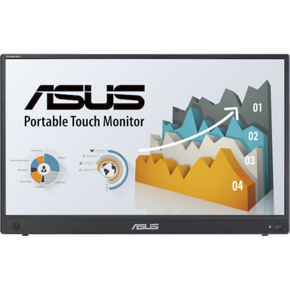 Asus MB16AMTR ZenScreen Touch IPS Φορητό Monitor 15.6
