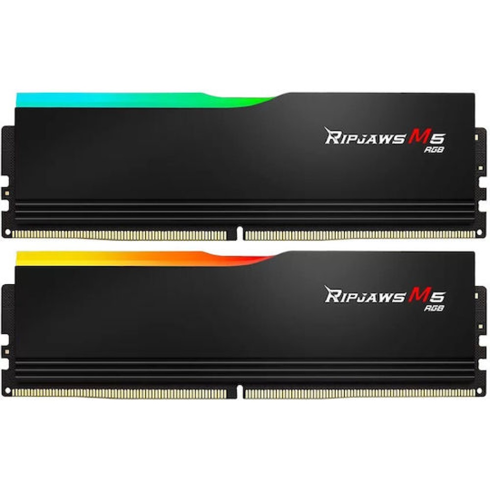 G.Skill Ripjaws M5 RGB DDR5 32GB RAM με 2x16GB Modules και Ταχύτητα 5200 για Desktop