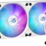 Asus ROG Strix LC III 360 (v1) Υδρόψυξη Επεξεργαστή Τριπλού Ανεμιστήρα 120mm για Socket AM4/AM5/1700/1200 με ARGB Φωτισμό Λευκή