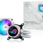 Asus ROG Strix LC III 240 (v2) Υδρόψυξη Επεξεργαστή Διπλού Ανεμιστήρα 120mm για Socket AM4/AM5/1700/1200 με ARGB Φωτισμό Λευκή