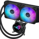 Asus ROG Strix LC III 240 (v1) Υδρόψυξη Επεξεργαστή Διπλού Ανεμιστήρα 120mm για Socket AM4/AM5/1700/1200 με ARGB Φωτισμό