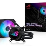 Asus ROG Strix LC III 240 (v1) Υδρόψυξη Επεξεργαστή Διπλού Ανεμιστήρα 120mm για Socket AM4/AM5/1700/1200 με ARGB Φωτισμό