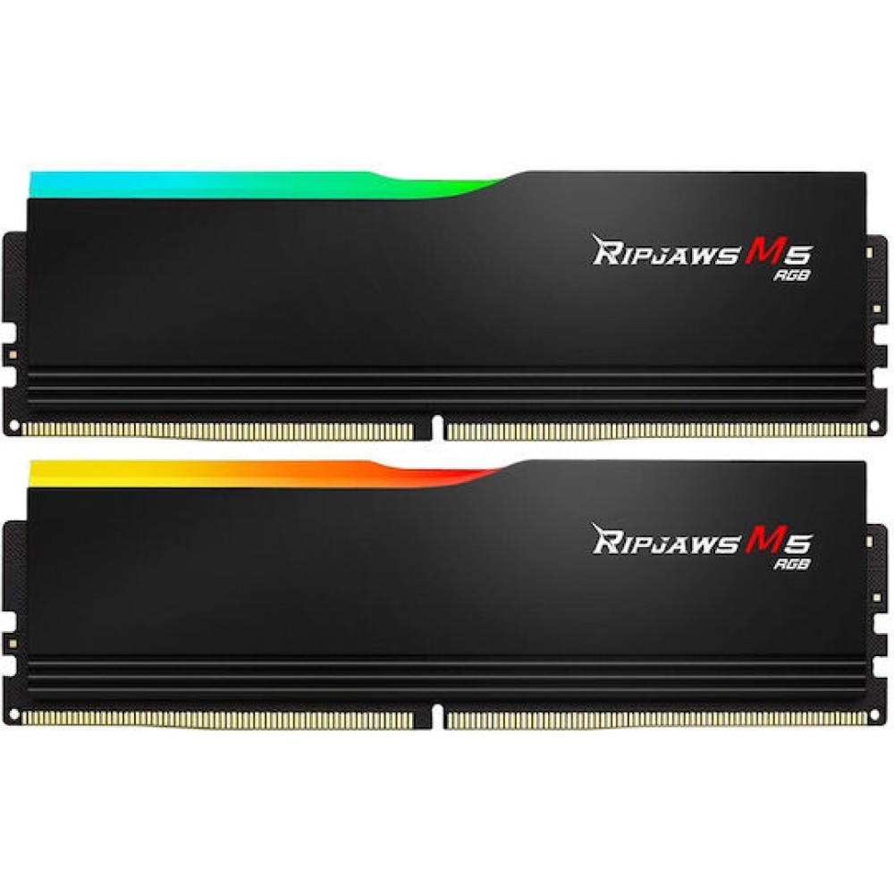 G.Skill Ripjaws M5 RGB DDR5 64GB RAM με 2x32GB Modules και Ταχύτητα 6400 για Desktop