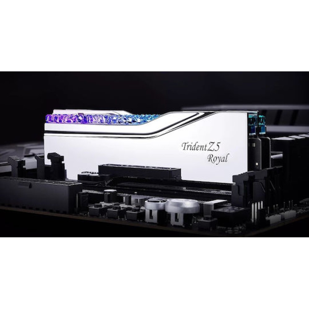 G.Skill Trident Z5 Royal DDR5 64GB RAM με 2x32GB Modules και Ταχύτητα 6400 για Desktop
