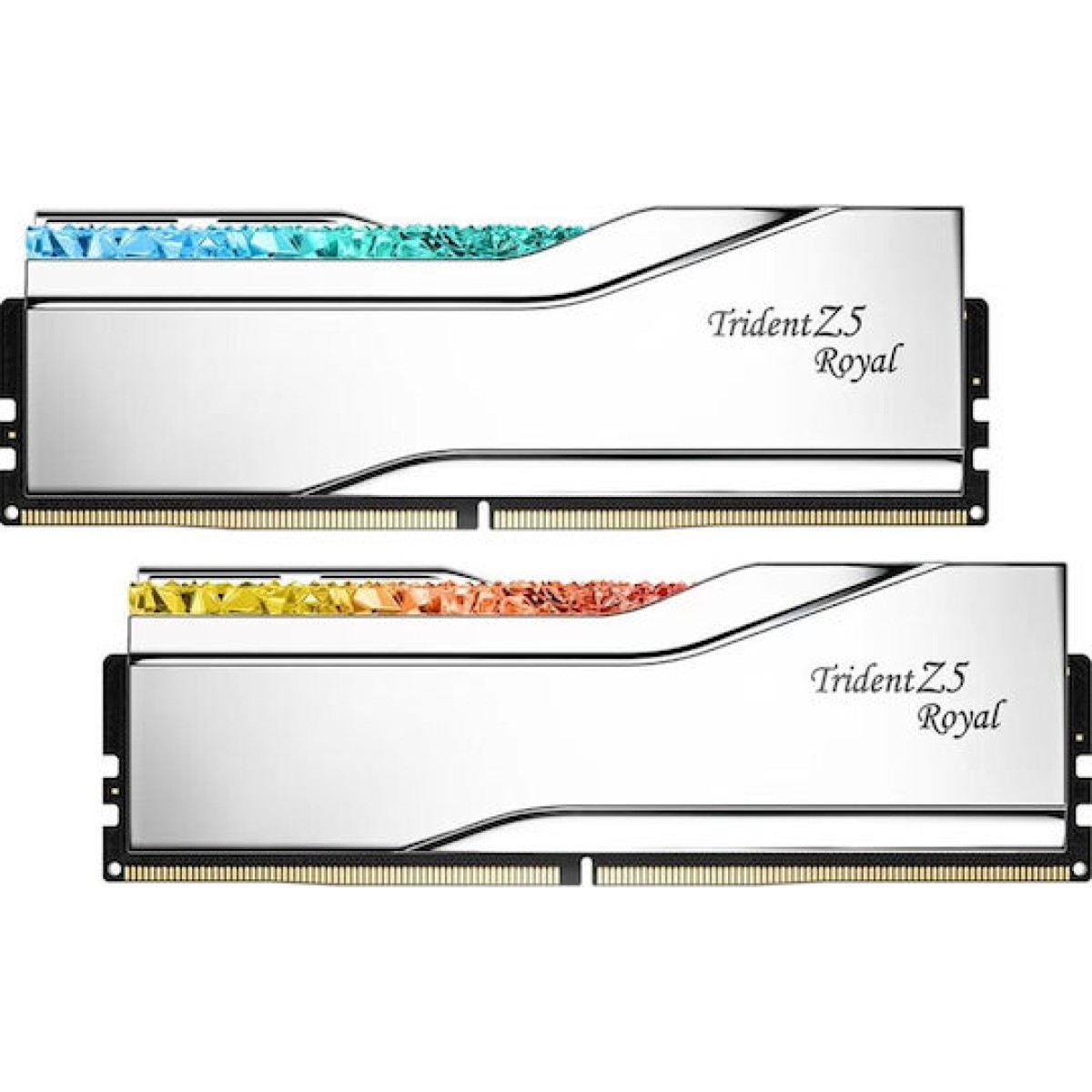 G.Skill Trident Z5 Royal RGB DDR5 32GB RAM με 2x16GB Modules και Ταχύτητα 7600 για Desktop