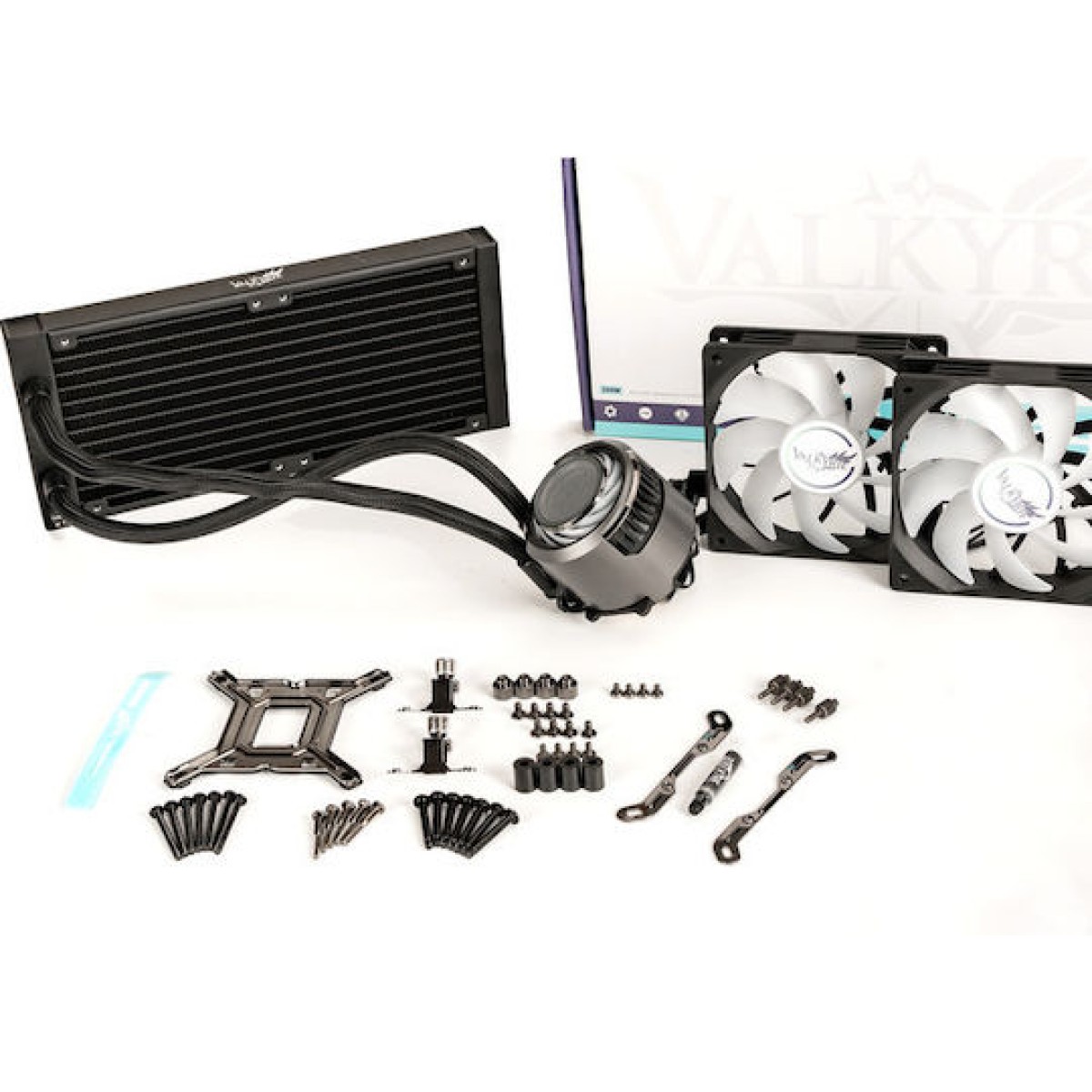 Valkyrie Jarn 240 ARGB Υδρόψυξη Επεξεργαστή Διπλού Ανεμιστήρα 120mm για Socket AM4/AM5/1700/1200/115x