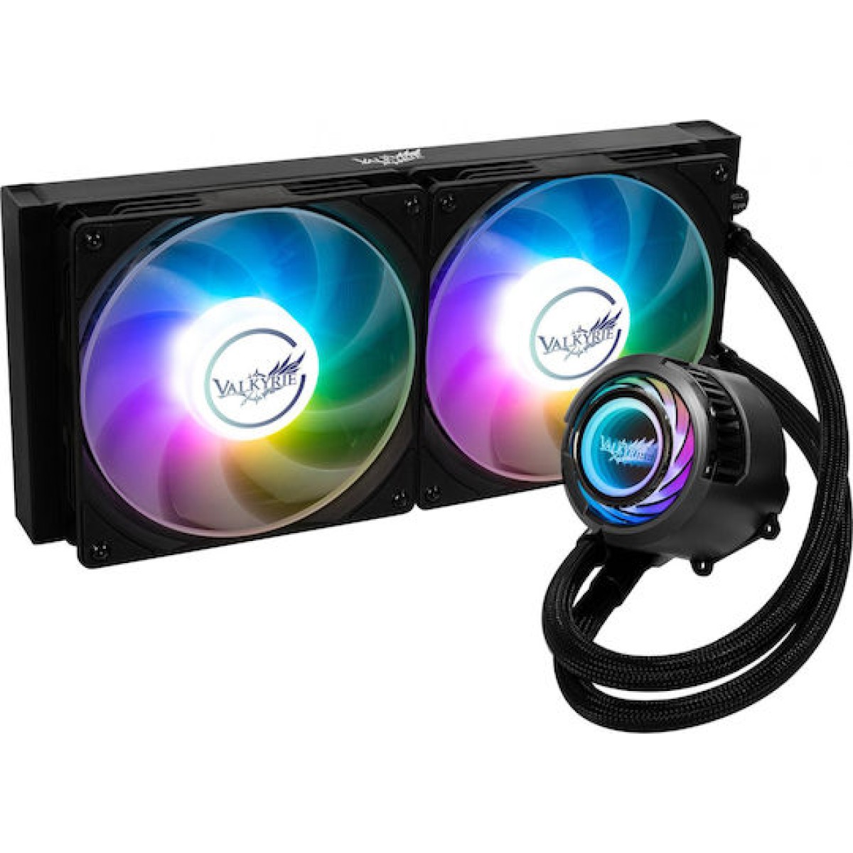 Valkyrie Jarn 280 ARGB Υδρόψυξη Επεξεργαστή Διπλού Ανεμιστήρα 140mm για Socket AM4/AM5/1700/1200/115x