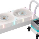 Valkyrie Syn 240 ARGB Υδρόψυξη Επεξεργαστή Διπλού Ανεμιστήρα 120mm για Socket AM4/AM5/1700/1200/115x Λευκή