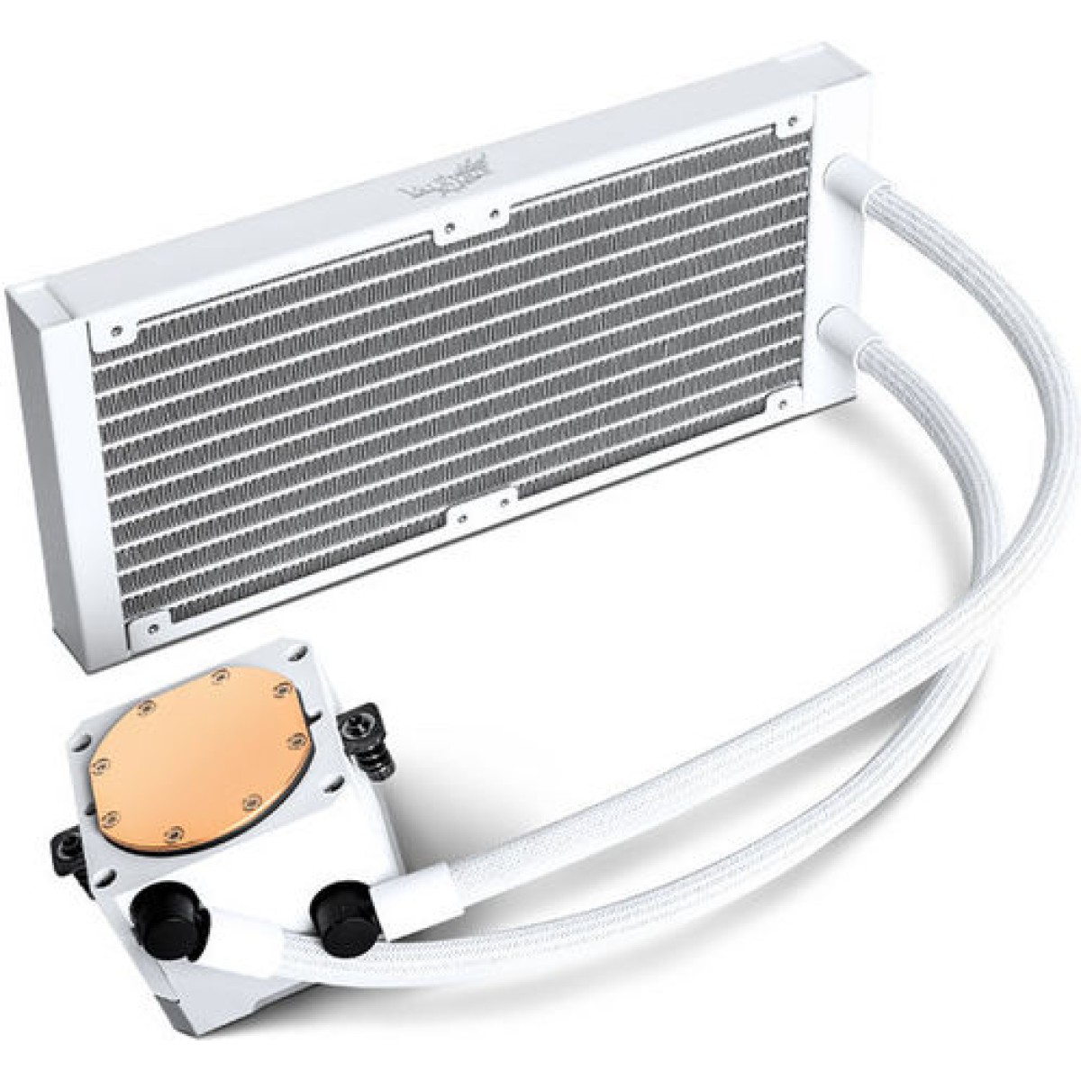 Valkyrie Syn 240 ARGB Υδρόψυξη Επεξεργαστή Διπλού Ανεμιστήρα 120mm για Socket AM4/AM5/1700/1200/115x Λευκή