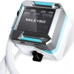 Valkyrie Syn 240 ARGB Υδρόψυξη Επεξεργαστή Διπλού Ανεμιστήρα 120mm για Socket AM4/AM5/1700/1200/115x Λευκή