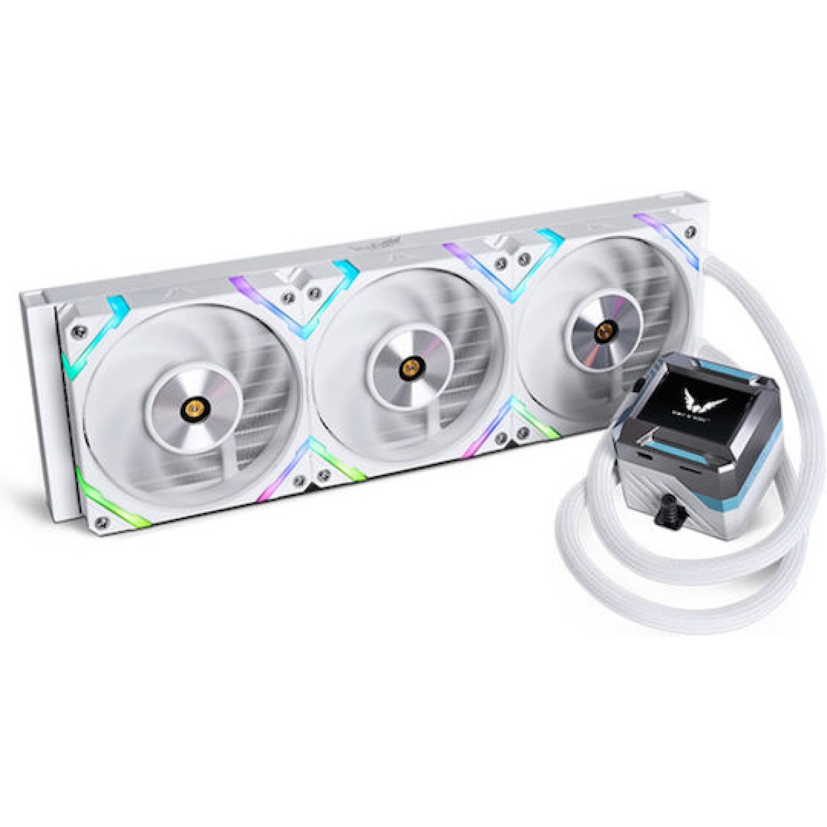 Valkyrie Syn 360 ARGB Υδρόψυξη Επεξεργαστή Τριπλού Ανεμιστήρα 120mm για Socket AM4/AM5/1700/1200/115x Λευκή