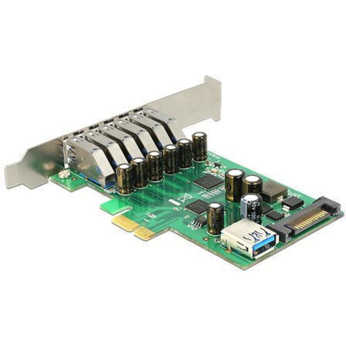 DeLock Κάρτα PCIe σε 6 εξωτερικές και 1 εσωτερική θύρα USB 3.0
