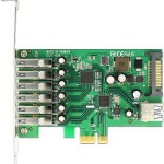 DeLock Κάρτα PCIe σε 6 εξωτερικές και 1 εσωτερική θύρα USB 3.0