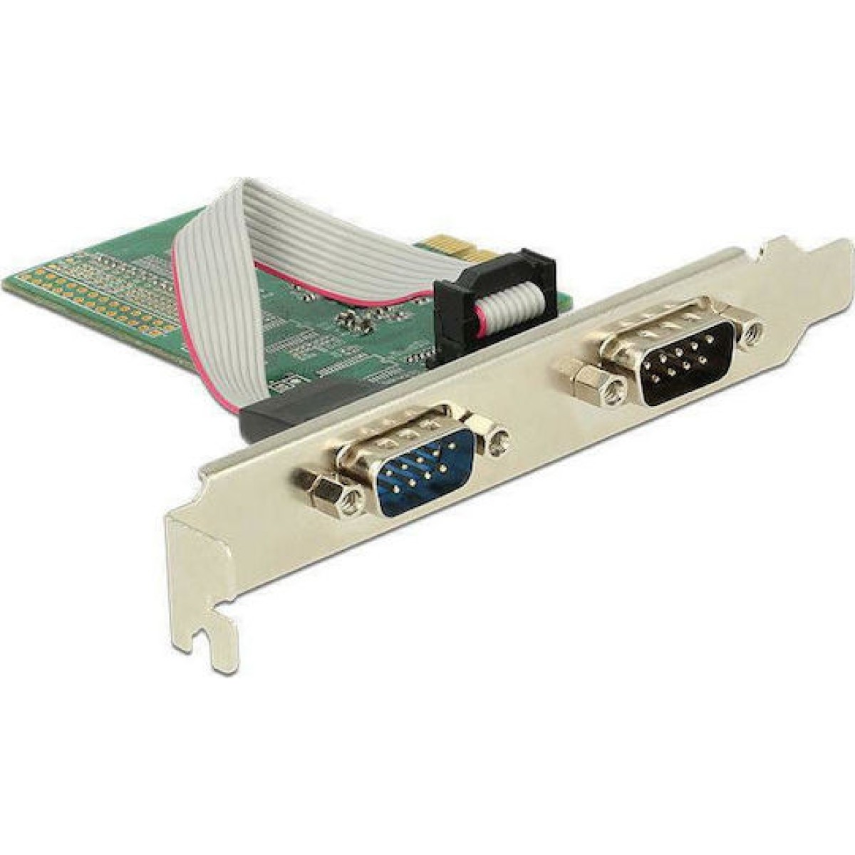 DeLock Κάρτα PCIe σε 2 θύρες RS232 DB9 Serial