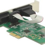DeLock Κάρτα PCIe σε 2 θύρες RS232 DB9 Serial