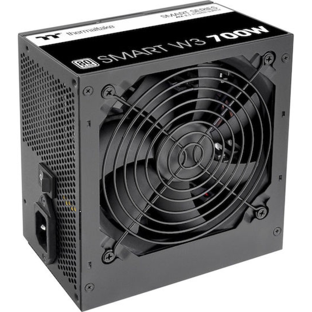 Thermaltake Smart W3 700W Μαύρο Τροφοδοτικό Υπολογιστή Full Wired 80 Plus Standard