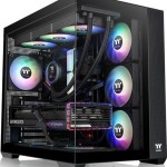 Thermaltake View 380 TG ARGB Gaming Midi Tower Κουτί Υπολογιστή με Πλαϊνό Παράθυρο Μαύρο