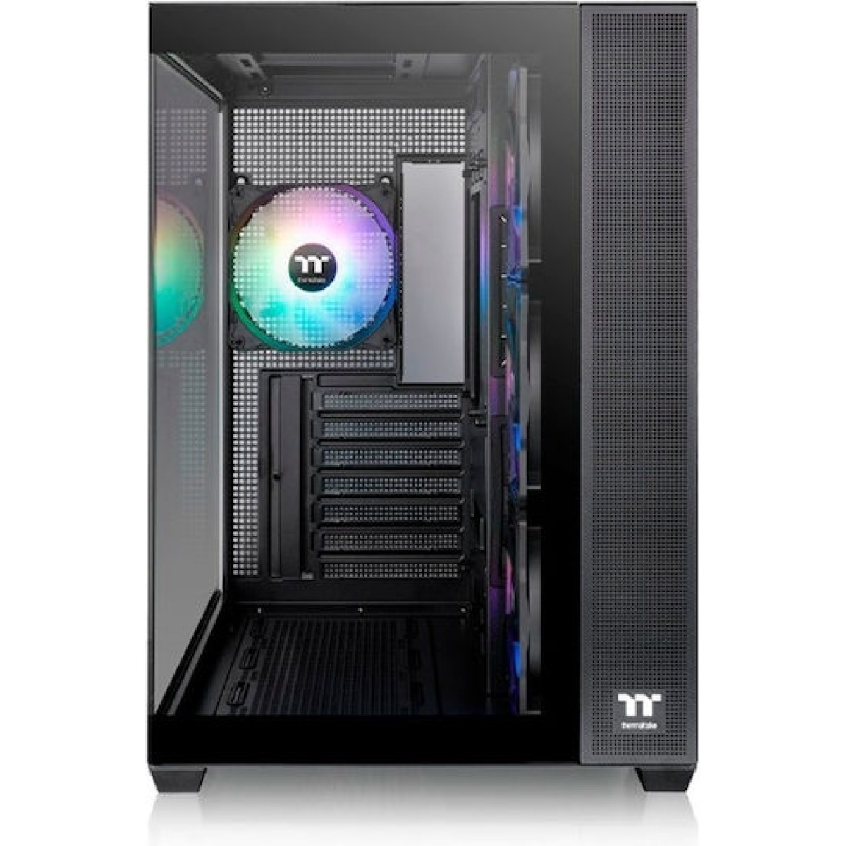 Thermaltake View 380 TG ARGB Gaming Midi Tower Κουτί Υπολογιστή με Πλαϊνό Παράθυρο Μαύρο