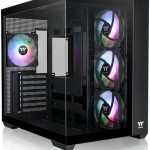 Thermaltake View 380 TG ARGB Gaming Midi Tower Κουτί Υπολογιστή με Πλαϊνό Παράθυρο Μαύρο