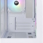Thermaltake View 170 TG Gaming Micro Tower Κουτί Υπολογιστή με Πλαϊνό Παράθυρο και RGB Φωτισμό Λευκό