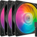 CoolerMaster Mobius 120P Case Fan με ARGB Φωτισμό και Σύνδεση 4-Pin PWM 3τμχ