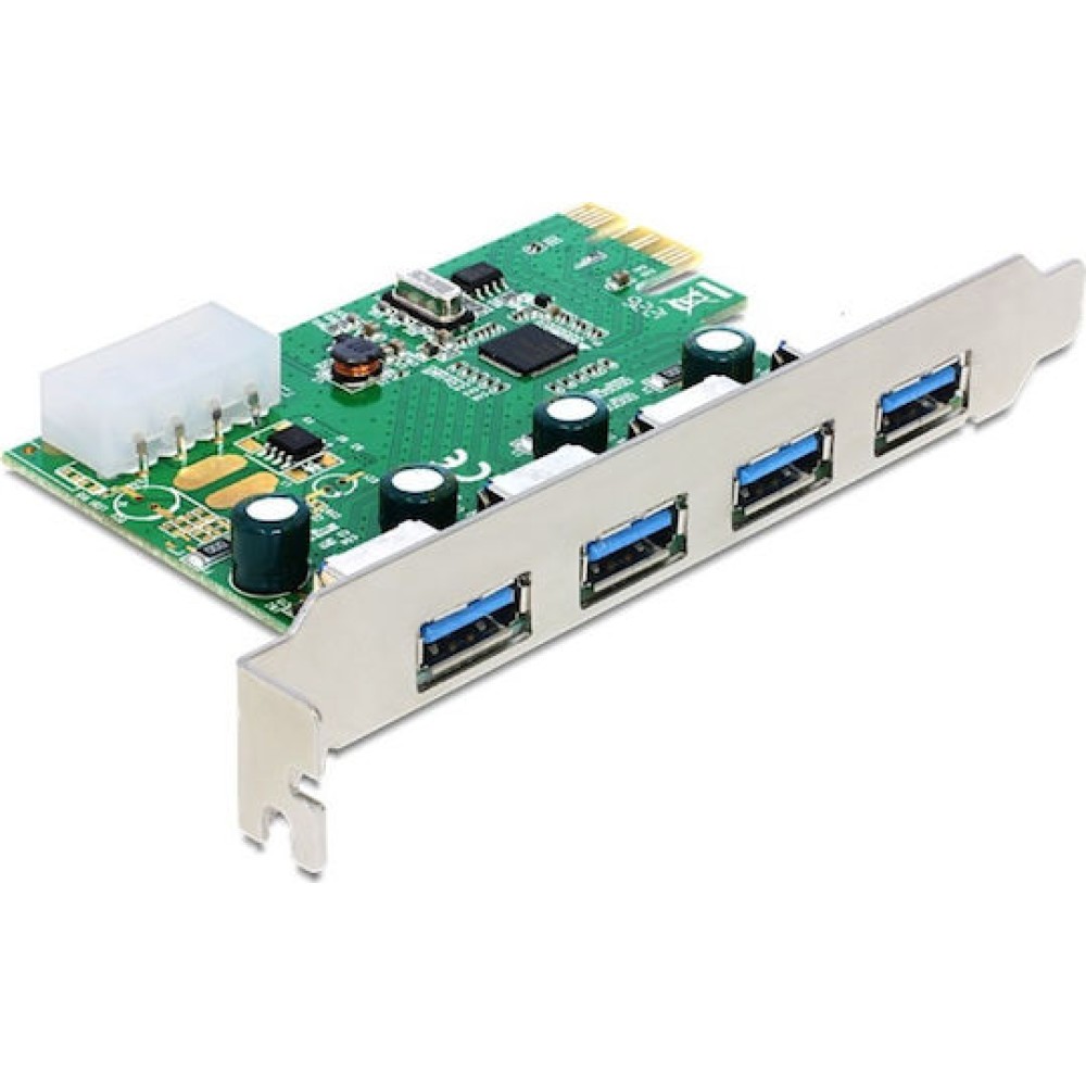 DeLock Κάρτα PCIe σε 4 θύρες USB 3.2