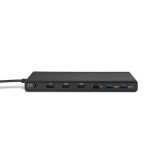 Kensington USB-C Docking Station με DisplayPort 4K PD Ethernet και σύνδεση 3 Οθονών Μαύρο (K32810EU)