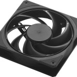 CoolerMaster Mobius 120 Case Fan με Σύνδεση 4-Pin PWM Black Edition