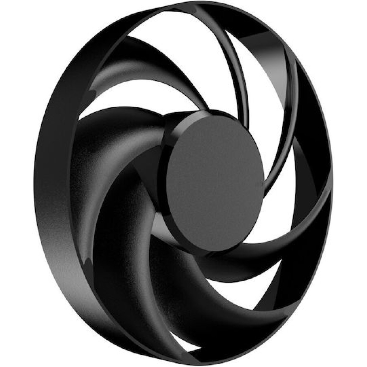 CoolerMaster Mobius 120 Case Fan με Σύνδεση 4-Pin PWM Black Edition