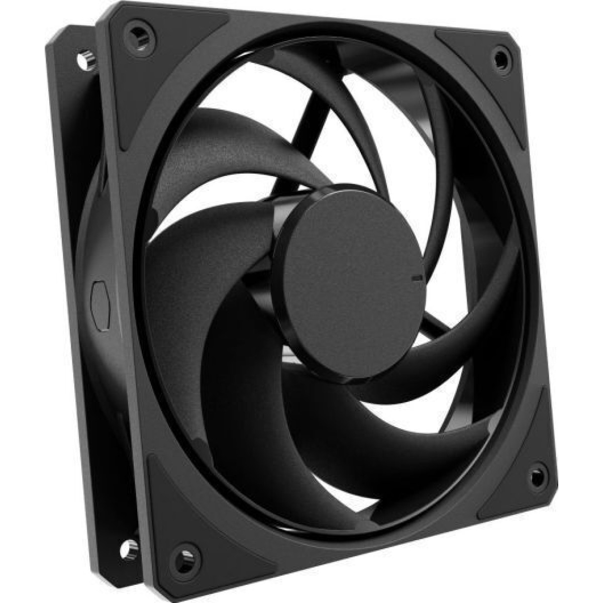 CoolerMaster Mobius 120 Case Fan με Σύνδεση 4-Pin PWM Black Edition