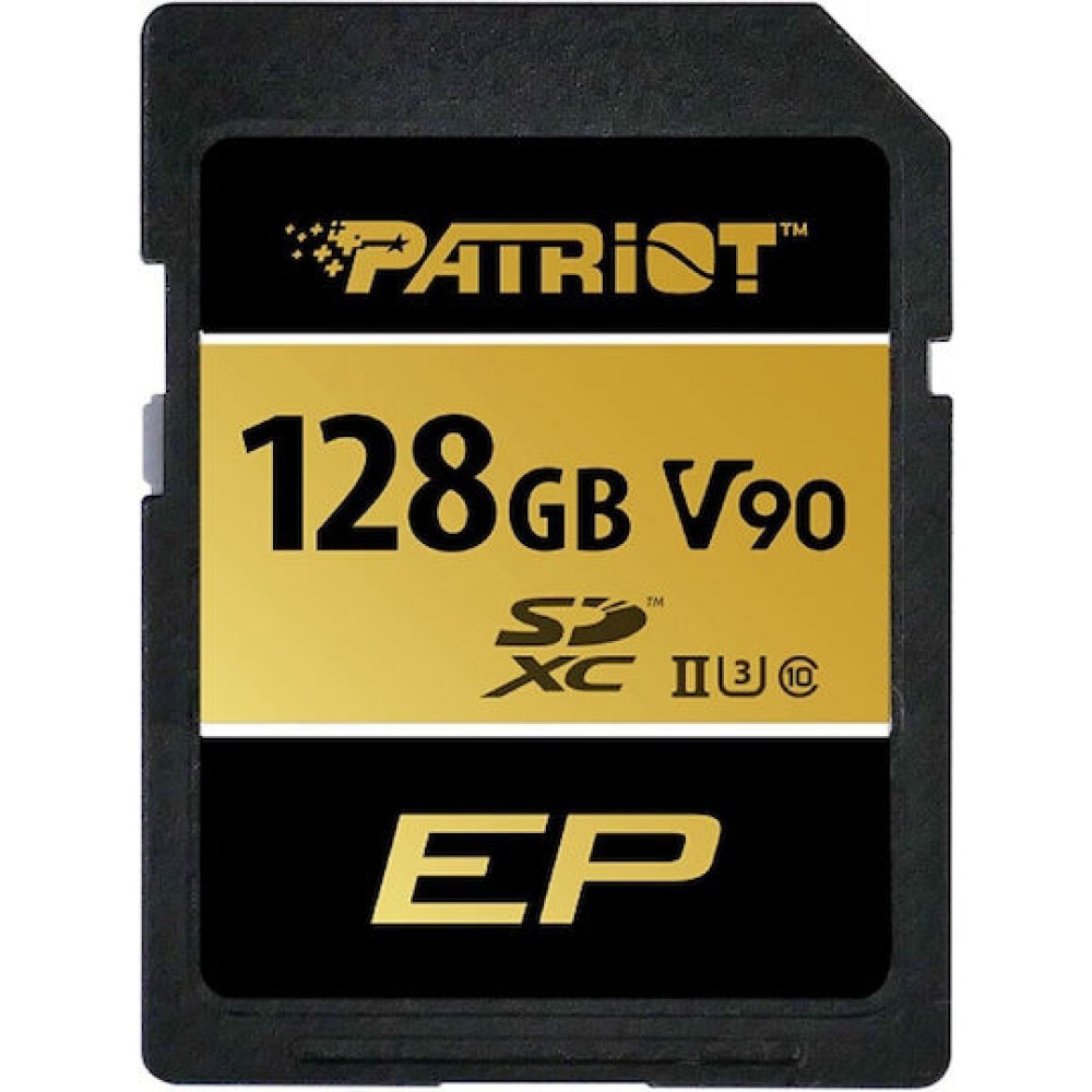 Patriot EP Series SDXC 128GB Class 10 U3 V90 UHS-II