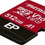 Patriot EP microSDXC 512GB Class 10 U3 V30 A1 UHS-I