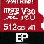Patriot EP microSDXC 512GB Class 10 U3 V30 A1 UHS-I