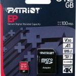 Patriot EP microSDXC 512GB Class 10 U3 V30 A1 UHS-I