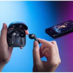 Asus ROG Cetra SpeedNova In-ear Bluetooth Handsfree Ακουστικά με Αντοχή στον Ιδρώτα και Θήκη Φόρτισης Midnight Black