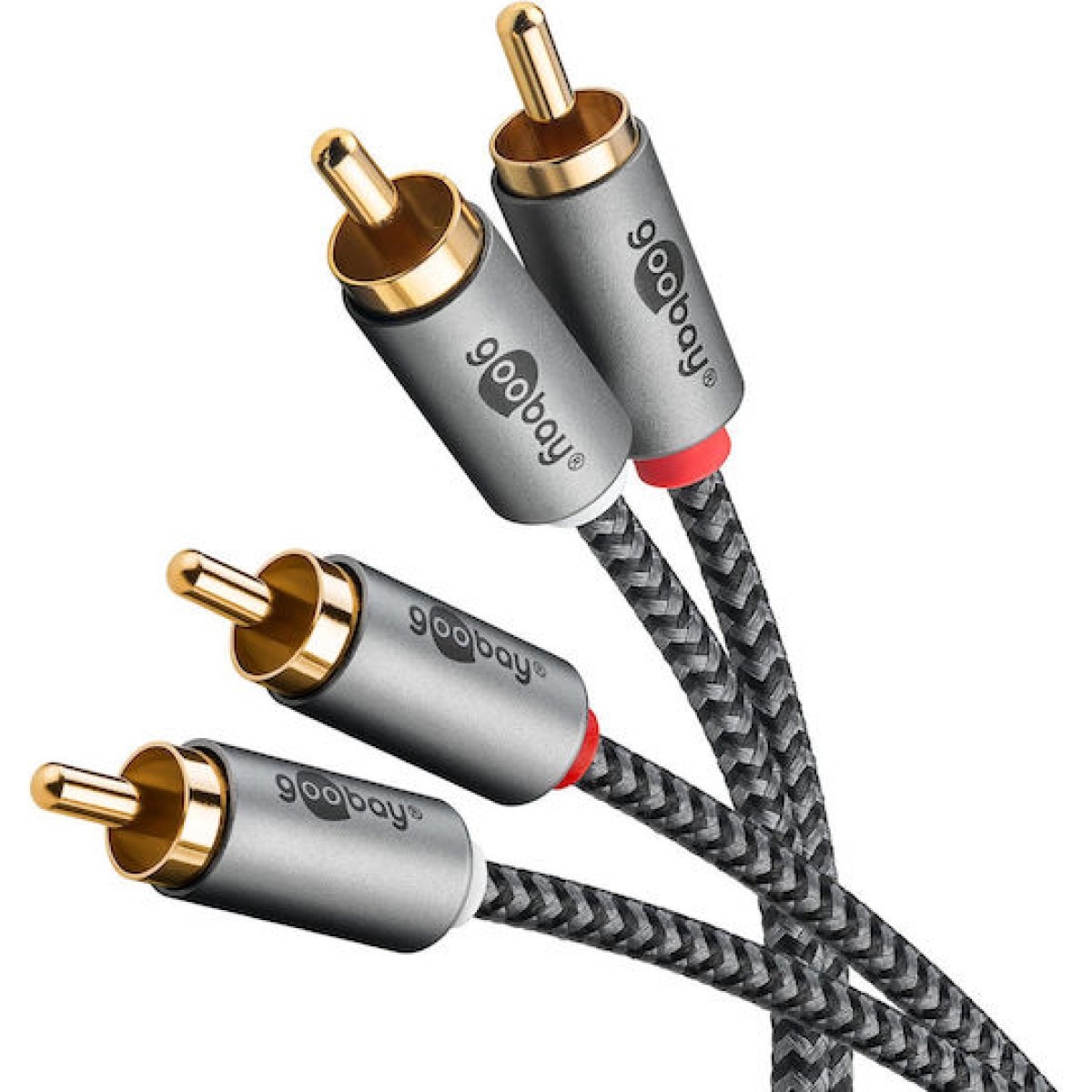Wentronic Cable 2x RCA male - 2x RCA male 0.5m 65291