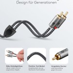 Wentronic Cable 2x RCA male - 2x RCA male 0.5m 65291