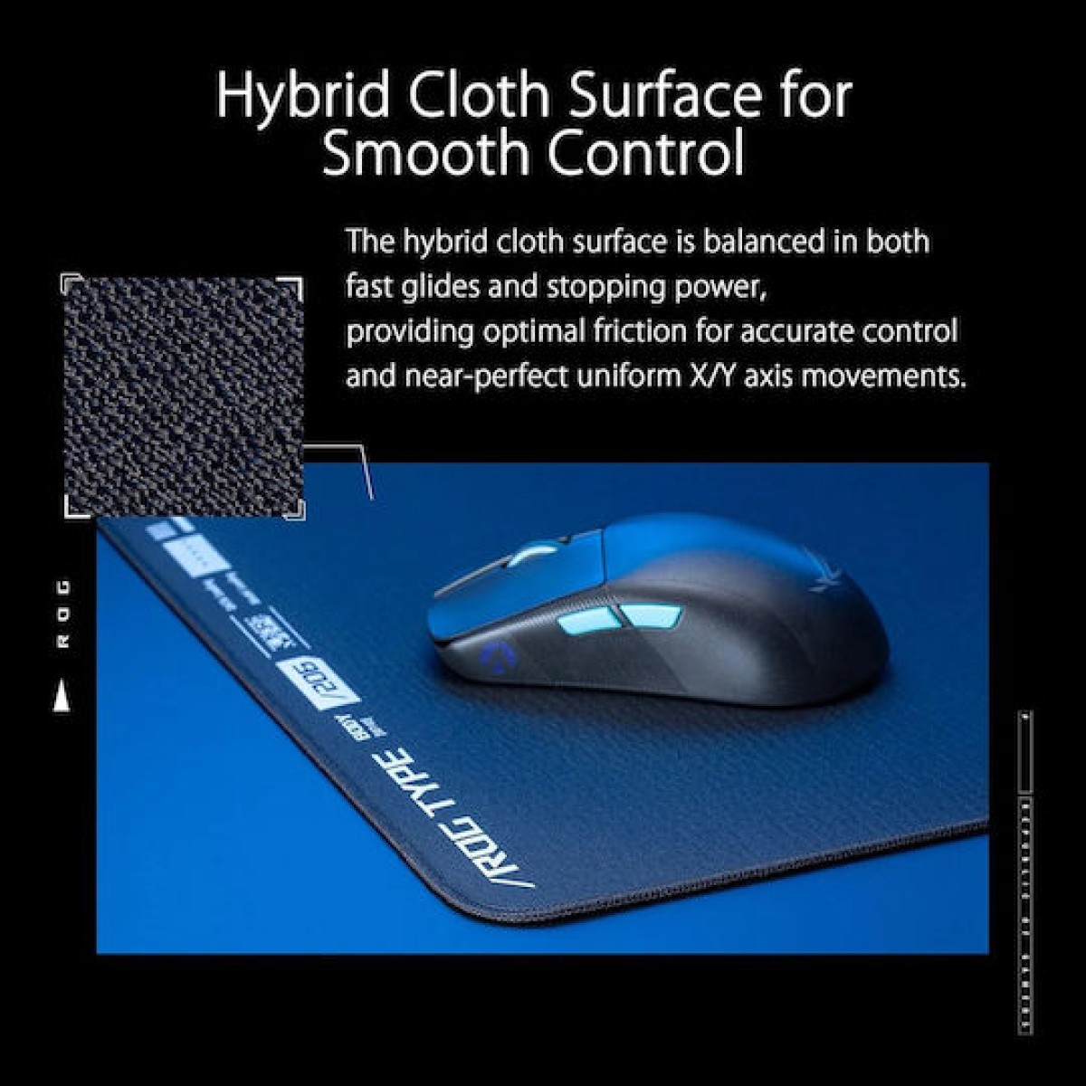 Asus ROG Hone Ace XXL Mouse Pad XXL 900mm Μαύρο